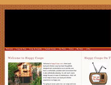 Tablet Screenshot of happycoops.com